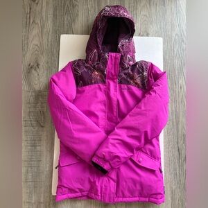 NEW Kamik Cami Leilani print jacket plum/fuschia NWOT